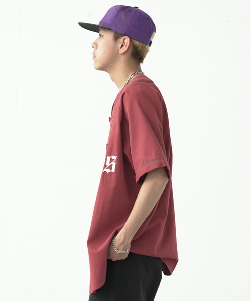 fuv.（ファブ）の「fuv - "Fubles" BASE BALL SHIRT ベースボールシャツ made in INTER FACTORY（シャツ/ブラウス・メンズ・ホワイト/ネイビー/ボルドー・FREE）」の14枚目の写真