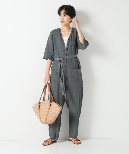 elsa esturgie オールインワン つなぎ フランス製 IENA サロペット オーバーオール 【elsa esturgie/エルザ