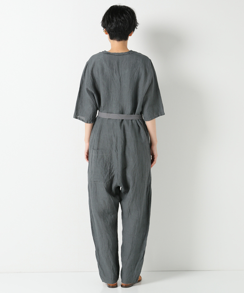 IENA（イエナ）の「【elsa esturgie/エルザ・エストロジー】ジャンプスーツ（サロペット/オーバーオール・レディース・アイボリー/ブラック系その他・38）」の9枚目の写真