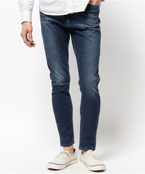 CIAOPANIC TYPY（チャオパニックティピー）の「【oblekt】オブレクトジョガーライトデニムパンツ（デニムパンツ・メンズ・ブルー/ネイビー・MEDIUM/SMALL/LARGE）」の3枚目の写真