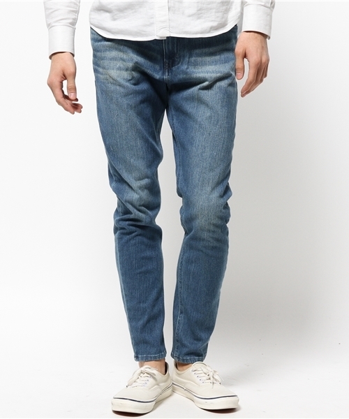 CIAOPANIC TYPY（チャオパニックティピー）の「【oblekt】オブレクトジョガーライトデニムパンツ（デニムパンツ・メンズ・ブルー/ネイビー・MEDIUM/SMALL/LARGE）」の2枚目の写真