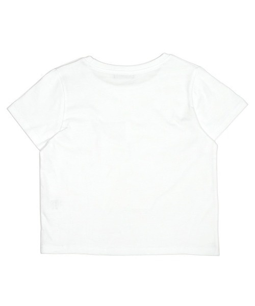 ROSEAPPLE STUDIO（ローズアップルスタジオ）の「【ROSEAPPLE STUDIO/ローズアップルスタジオ】222 Basic logo crop t/プリントT 半袖トップス 半袖Tシャツ 白Tシャツ 黒Tシャツ ゴシック クロップド 短丈トップス（Tシャツ/カットソー・レディース・ホワイト/ブラック・ONE SIZE）」の11枚目の写真