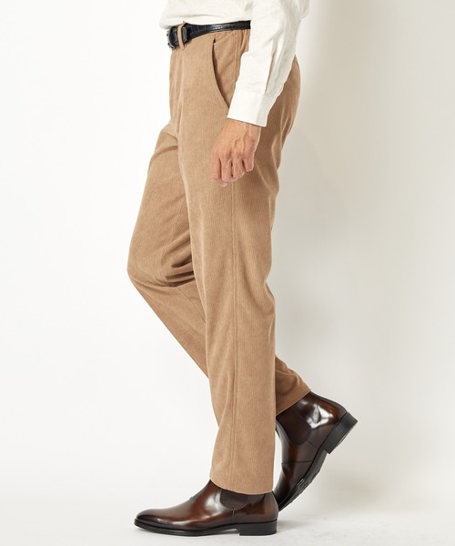 MEN'S BIGI（メンズビギ）の「親子コーデュロイストレッチイージースラックス（スラックス・メンズ・ブラック/ベージュ/オフホワイト・01/02/03/04）」の10枚目の写真
