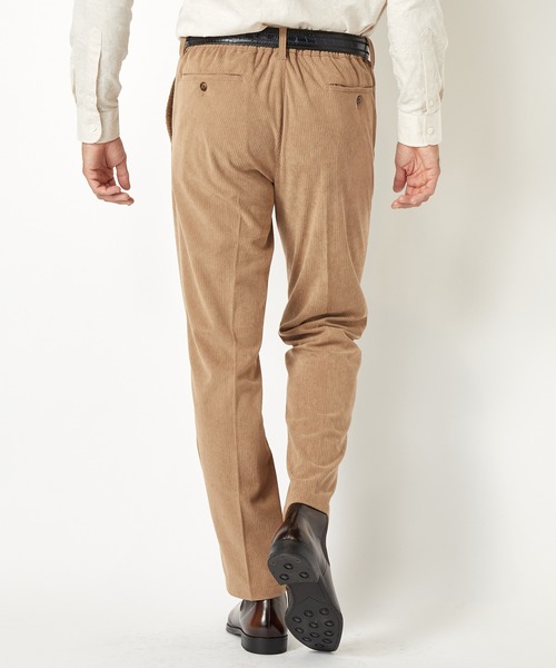MEN'S BIGI（メンズビギ）の「親子コーデュロイストレッチイージースラックス（スラックス・メンズ・ブラック/ベージュ/オフホワイト・01/02/03/04）」の11枚目の写真