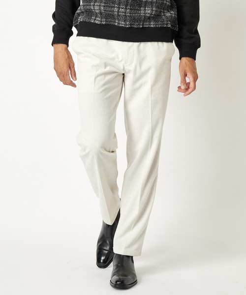 MEN'S BIGI（メンズビギ）の「親子コーデュロイストレッチイージースラックス（スラックス・メンズ・ブラック/ベージュ/オフホワイト・01/02/03/04）」の7枚目の写真