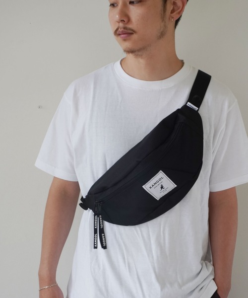 KANGOL(カンゴール)の「【 KANGOL / カンゴール 】 KANGOL ウエストバッグ / ボディバッグ(ボディバッグ/ウエストポーチ・レディース・ブラック/ブルーグレー/ベージュ・FREE)」の8枚目の写真