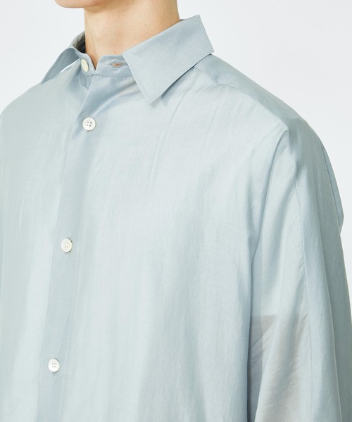 UNITED TOKYO（ユナイテッドトウキョウ）の「シアードルマンオーバーシャツ（シャツ/ブラウス・メンズ・ブラック/グレー・1/2）」の10枚目の写真