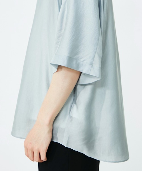 UNITED TOKYO（ユナイテッドトウキョウ）の「シアードルマンオーバーシャツ（シャツ/ブラウス・メンズ・ブラック/グレー・1/2）」の4枚目の写真