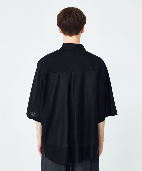 UNITED TOKYO（ユナイテッドトウキョウ）の「シアードルマンオーバーシャツ（シャツ/ブラウス・メンズ・ブラック/グレー・1/2）」の15枚目の写真