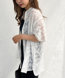 柄シアーブラウス【ZOZOTOWN限定アイテム】