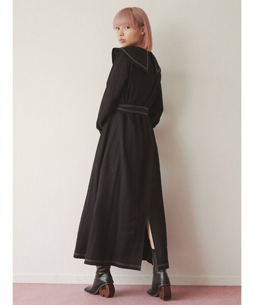 merry jenny（メリージェニー）の「Ｗステッチリボンワンピース（ワンピース・レディース・ブラック/アイボリー・FREE）」の22枚目の写真