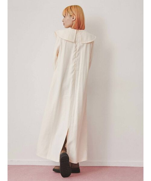 merry jenny（メリージェニー）の「Ｗステッチリボンワンピース（ワンピース・レディース・ブラック/アイボリー・FREE）」の3枚目の写真