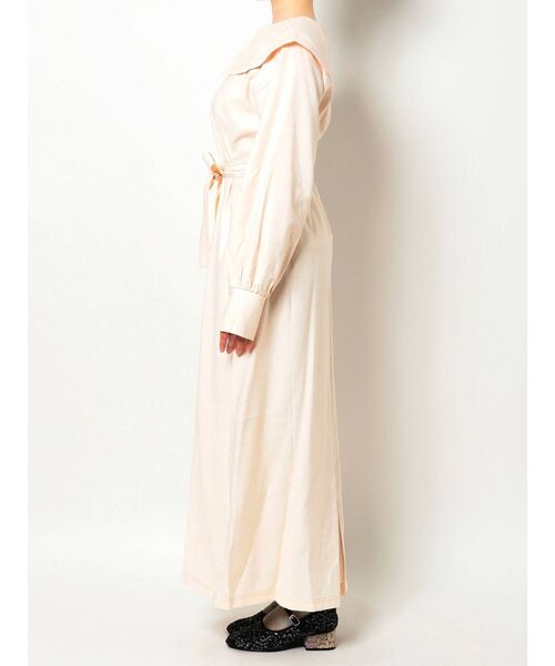 merry jenny（メリージェニー）の「Ｗステッチリボンワンピース（ワンピース・レディース・ブラック/アイボリー・FREE）」の7枚目の写真