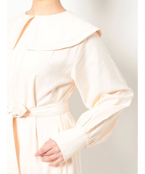 merry jenny（メリージェニー）の「Ｗステッチリボンワンピース（ワンピース・レディース・ブラック/アイボリー・FREE）」の10枚目の写真