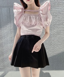 lilLilly | フリルスクエアブラウス(シャツ/ブラウス)