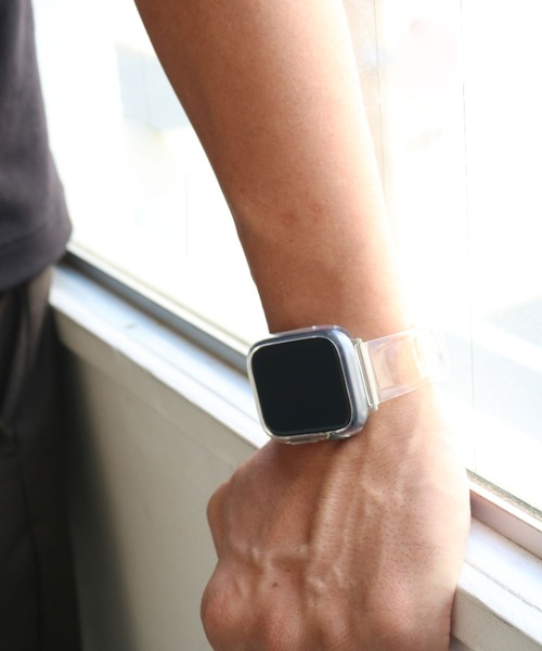 SiNCERE（シンシア）の「Apple Watch Band / アップルウォッチ バンド シンプル クリアバンド 38-41mm/42-44mm（デジタル腕時計・レディース・ブラック/ネイビー/ブラウン/レッド/グリーン/クリア/ブルー・44mm/40mm）」の8枚目の写真