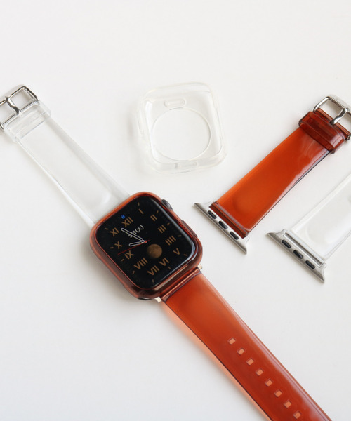 SiNCERE（シンシア）の「Apple Watch Band / アップルウォッチ バンド シンプル クリアバンド 38-41mm/42-44mm（デジタル腕時計・レディース・ブラック/ネイビー/ブラウン/レッド/グリーン/クリア/ブルー・44mm/40mm）」の12枚目の写真