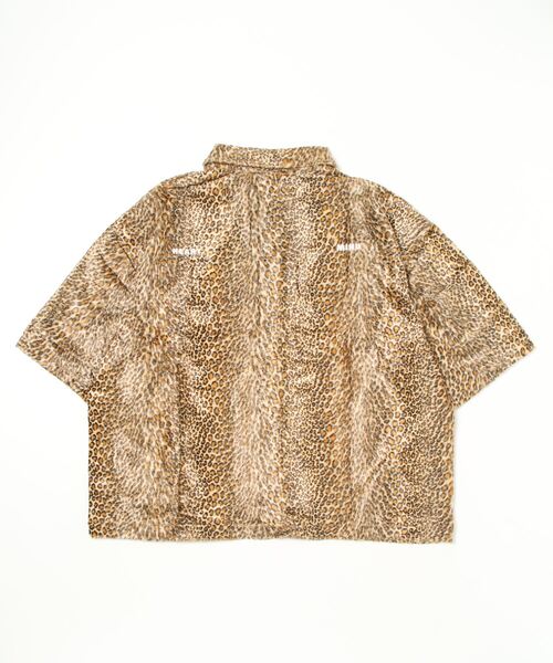 BILLIONAIRE BOYS CLUB(ビリオネア・ボーイズ・クラブ)の「DENIM&LEOPARD SHIRT S/S(シャツ/ブラウス・メンズ・レオパード/ライトブルー/ブルー・MEDIUM/X-LARGE/LARGE)」の8枚目の写真