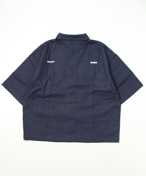 BILLIONAIRE BOYS CLUB(ビリオネア・ボーイズ・クラブ)の「DENIM&LEOPARD SHIRT S/S(シャツ/ブラウス・メンズ・レオパード/ライトブルー/ブルー・MEDIUM/X-LARGE/LARGE)」の9枚目の写真