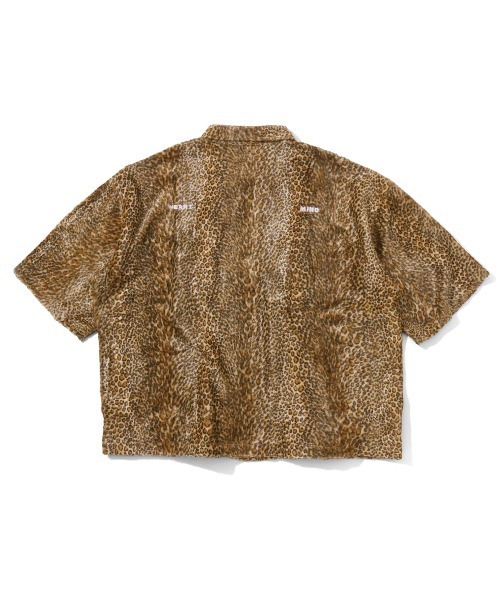 BILLIONAIRE BOYS CLUB(ビリオネア・ボーイズ・クラブ)の「DENIM&LEOPARD SHIRT S/S(シャツ/ブラウス・メンズ・レオパード/ライトブルー/ブルー・MEDIUM/X-LARGE/LARGE)」の5枚目の写真