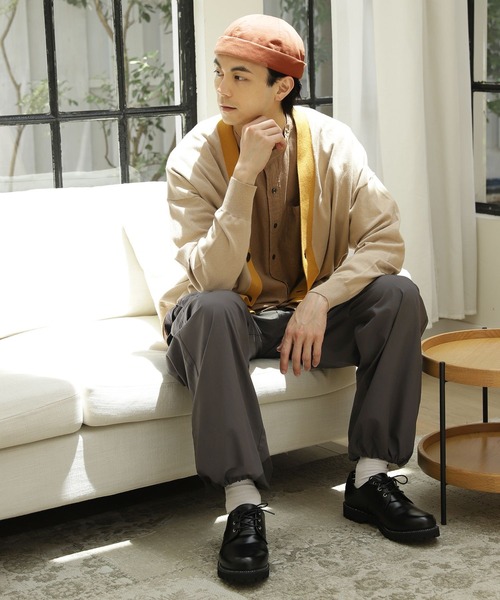 niko and...（ニコアンド）の「フェイクレザープレーントゥシューズ（その他シューズ・メンズ・ブラック/ブラウン/グレー・MEDIUM/LARGE）」の4枚目の写真