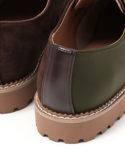 niko and...（ニコアンド）の「フェイクレザープレーントゥシューズ（その他シューズ・メンズ・ブラック/ブラウン/グレー・MEDIUM/LARGE）」の6枚目の写真