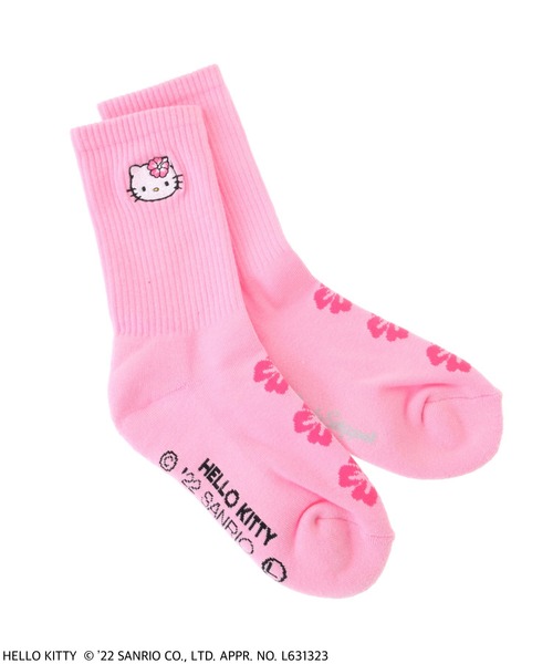 Candy Stripper（キャンディストリッパー）の「HELLO KITTY RIB ソックス（ソックス/靴下・レディース・ブラック/ピンク/オフホワイト・FREE）」の3枚目の写真