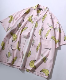 SITRY | Oversize Drop shoulder open color banana shirt/別注 オーバーサイズ ドロップショルダー オープンカラー バナナ シャツ(シャツ/ブラウス)