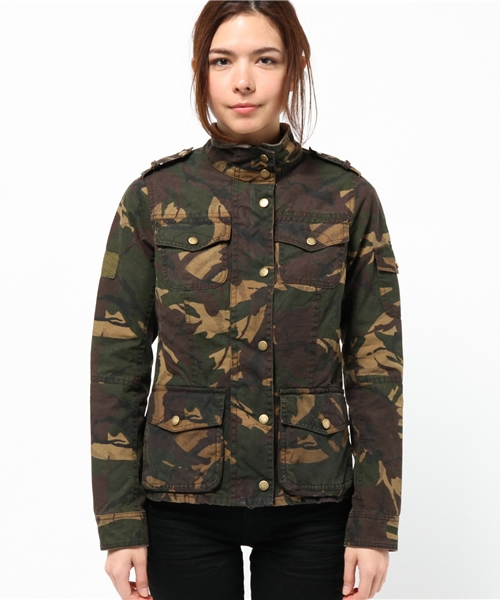 JOURNAL STANDARD（ジャーナルスタンダード）の「【Barbour/バブアー】Valiant Wax Jacket#（その他アウター・レディース・カーキ・10/8）」の2枚目の写真