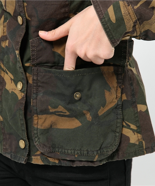 JOURNAL STANDARD（ジャーナルスタンダード）の「【Barbour/バブアー】Valiant Wax Jacket#（その他アウター・レディース・カーキ・10/8）」の14枚目の写真