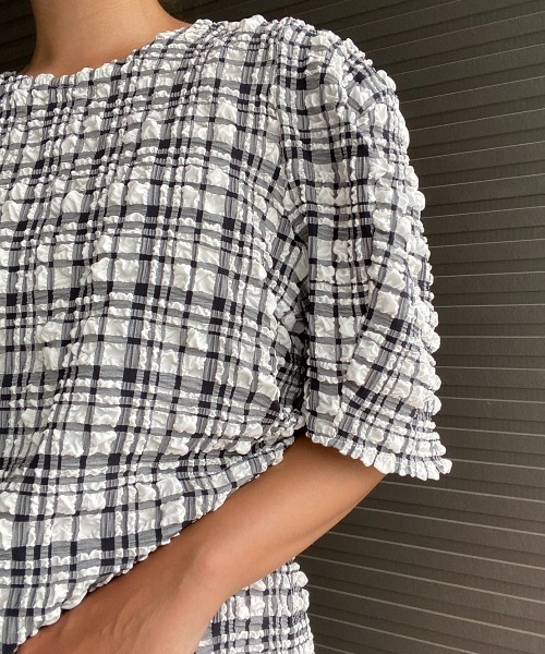 AMAIL（アマイル）の「Pcopon cloth（Tシャツ/カットソー・レディース・ブラック/アイボリー・FREE）」の19枚目の写真