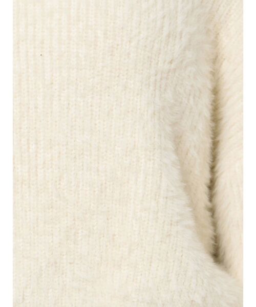 dazzlin（ダズリン）の「ショルダーオープンシャギーニットトップス（ニット/セーター・レディース・レッド/オフホワイト/グレー/ベージュ・FREE）」の20枚目の写真