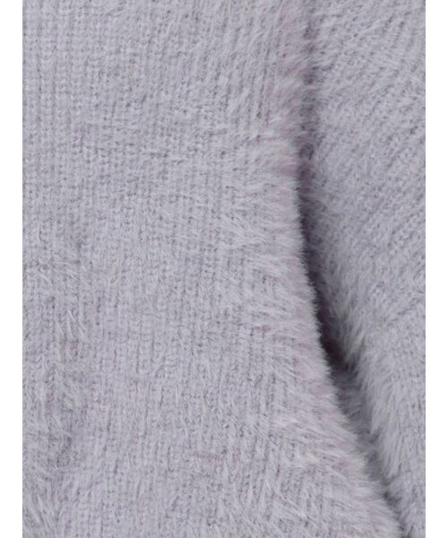 dazzlin（ダズリン）の「ショルダーオープンシャギーニットトップス（ニット/セーター・レディース・レッド/オフホワイト/グレー/ベージュ・FREE）」の19枚目の写真