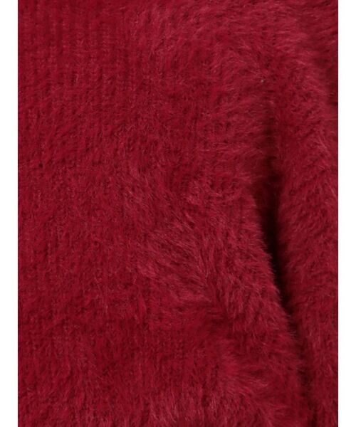 dazzlin（ダズリン）の「ショルダーオープンシャギーニットトップス（ニット/セーター・レディース・レッド/オフホワイト/グレー/ベージュ・FREE）」の18枚目の写真