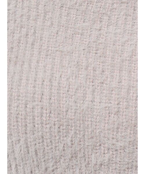 dazzlin（ダズリン）の「ショルダーオープンシャギーニットトップス（ニット/セーター・レディース・レッド/オフホワイト/グレー/ベージュ・FREE）」の17枚目の写真