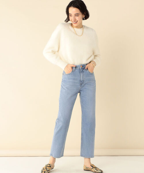 NOLLEY'S（ノーリーズ）の「ヘアリークルーネックプルオーバーニット