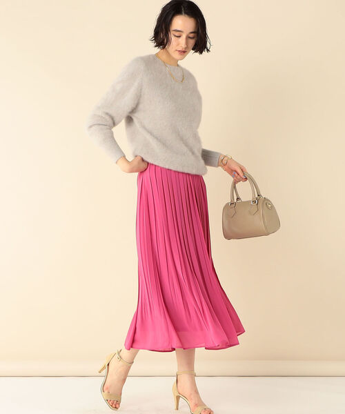 NOLLEY'S（ノーリーズ）の「ヘアリークルーネックプルオーバーニット