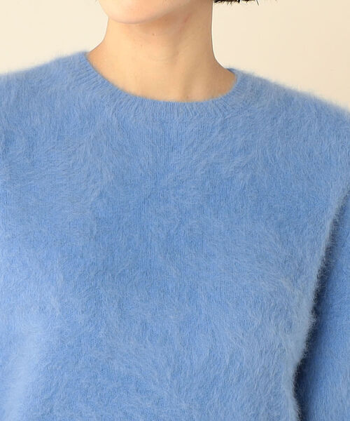 NOLLEY'S Sophi ヘアリークルーネックプルオーバーニット カシミヤ混ヘアリークルーネックプルオーバーニット | NOLLEY'S