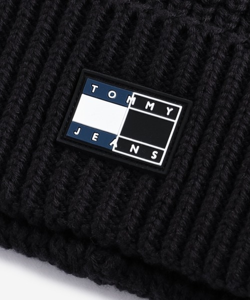 tommy jeans(トミー ジーンズ)の「ニットキャップ(ニットキャップ/ビーニー・メンズ・ブラック/バーガンディー・FREE)」の6枚目の写真