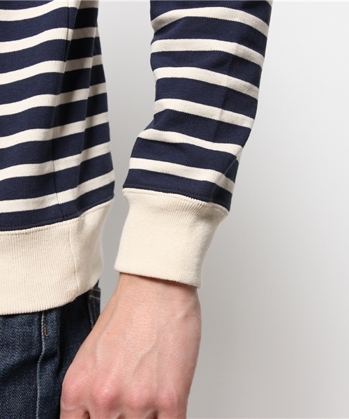 JOURNAL STANDARD(ジャーナルスタンダード)の「WAIT / ワイト: LE MINOR TECK MAER / カットソー(Tシャツ/カットソー・メンズ・アイボリー/ネイビー/ブルー系その他・SMALL/MEDIUM)」の8枚目の写真