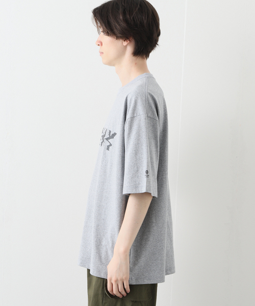 JOURNAL STANDARD(ジャーナルスタンダード)の「【平沼 久幸/ひらぬま ひさゆき】ARMY/アーミー トレー二ングウェアー めまい Tシャツ(Tシャツ/カットソー・メンズ・チャコールグレー/イエロー/ホワイト・LARGE/X-LARGE/MEDIUM)」の6枚目の写真