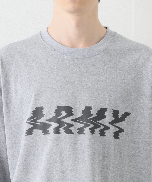 JOURNAL STANDARD(ジャーナルスタンダード)の「【平沼 久幸/ひらぬま ひさゆき】ARMY/アーミー トレー二ングウェアー めまい Tシャツ(Tシャツ/カットソー・メンズ・チャコールグレー/イエロー/ホワイト・LARGE/X-LARGE/MEDIUM)」の8枚目の写真