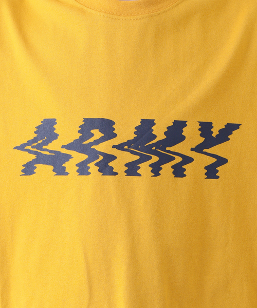 JOURNAL STANDARD(ジャーナルスタンダード)の「【平沼 久幸/ひらぬま ひさゆき】ARMY/アーミー トレー二ングウェアー めまい Tシャツ(Tシャツ/カットソー・メンズ・チャコールグレー/イエロー/ホワイト・LARGE/X-LARGE/MEDIUM)」の17枚目の写真