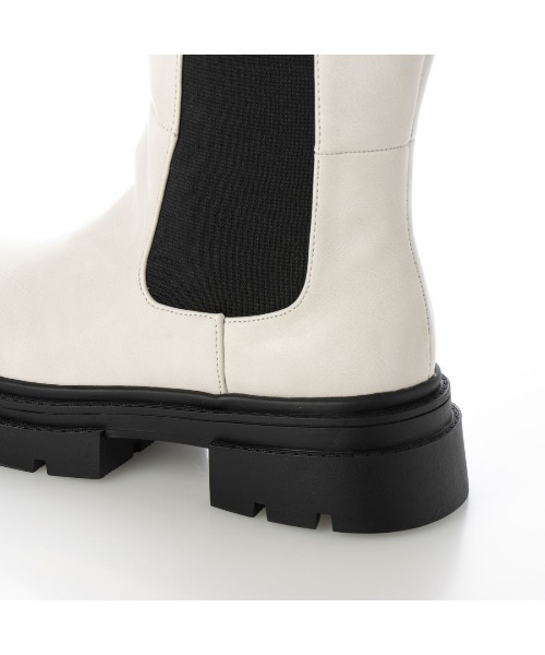 noyau（ノヤウ）の「サイドゴアタンクソールロングブーツ（ブーツ・レディース・ブラック/デザートカモ/アイボリー・L/LL/S/M）」の14枚目の写真