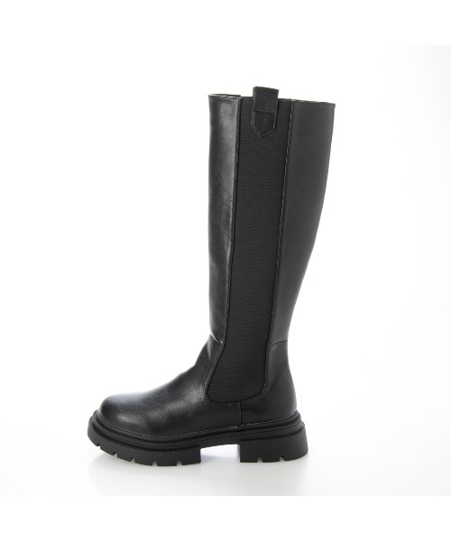 noyau（ノヤウ）の「サイドゴアタンクソールロングブーツ（ブーツ・レディース・ブラック/デザートカモ/アイボリー・L/LL/S/M）」の5枚目の写真