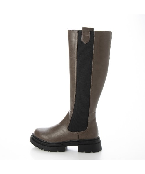 noyau（ノヤウ）の「サイドゴアタンクソールロングブーツ（ブーツ・レディース・ブラック/デザートカモ/アイボリー・L/LL/S/M）」の9枚目の写真