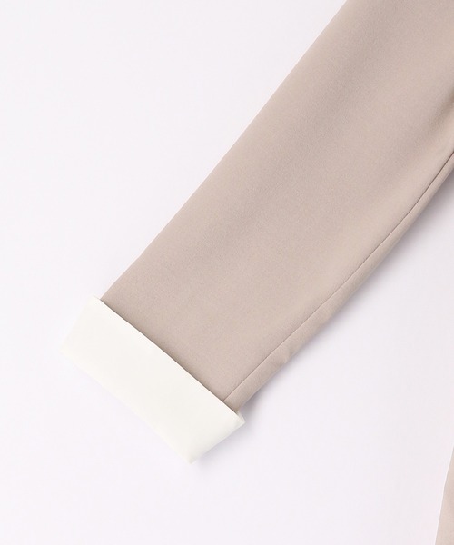 ROPE' PICNIC（ロペピクニック）の「【KIDS】ラク美/衿・カフスデザインタックワンピース（ワンピース・キッズ・ベージュ/ネイビー・150/140/110/120/130）」の6枚目の写真