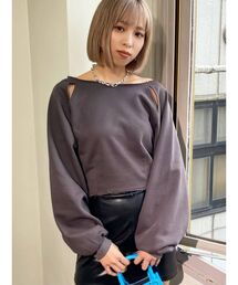 EMODA | カットアウトスウェット(Tシャツ/カットソー)