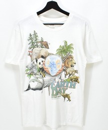 【ヴィンテージ古着】80's EARTHDAY EVERYDAY プリント Tシャツ USA製