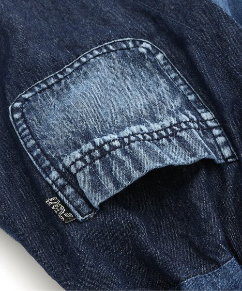 F.O.KIDS（エフオーキッズ）の「キリカエスカート（スカート・キッズ・インディゴブルー/チェック/ベージュ・100/140/90/110/120/80/130/95）」の11枚目の写真